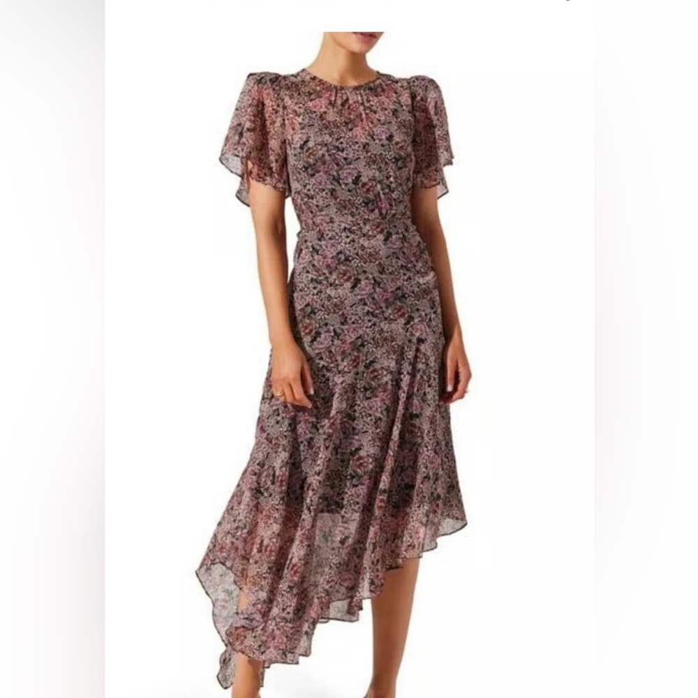 Astr Multicolor Asymmetrical Dress - Picture 2 of 10